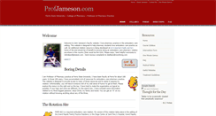 Desktop Screenshot of profjameson.com